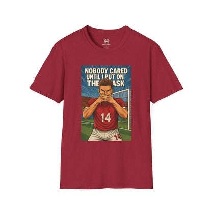 The Masked Arrival – Arsenal No.14 Energy Tee | Unisex Softstyle Shirt
