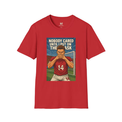 The Masked Arrival – Arsenal No.14 Energy Tee | Unisex Softstyle Shirt