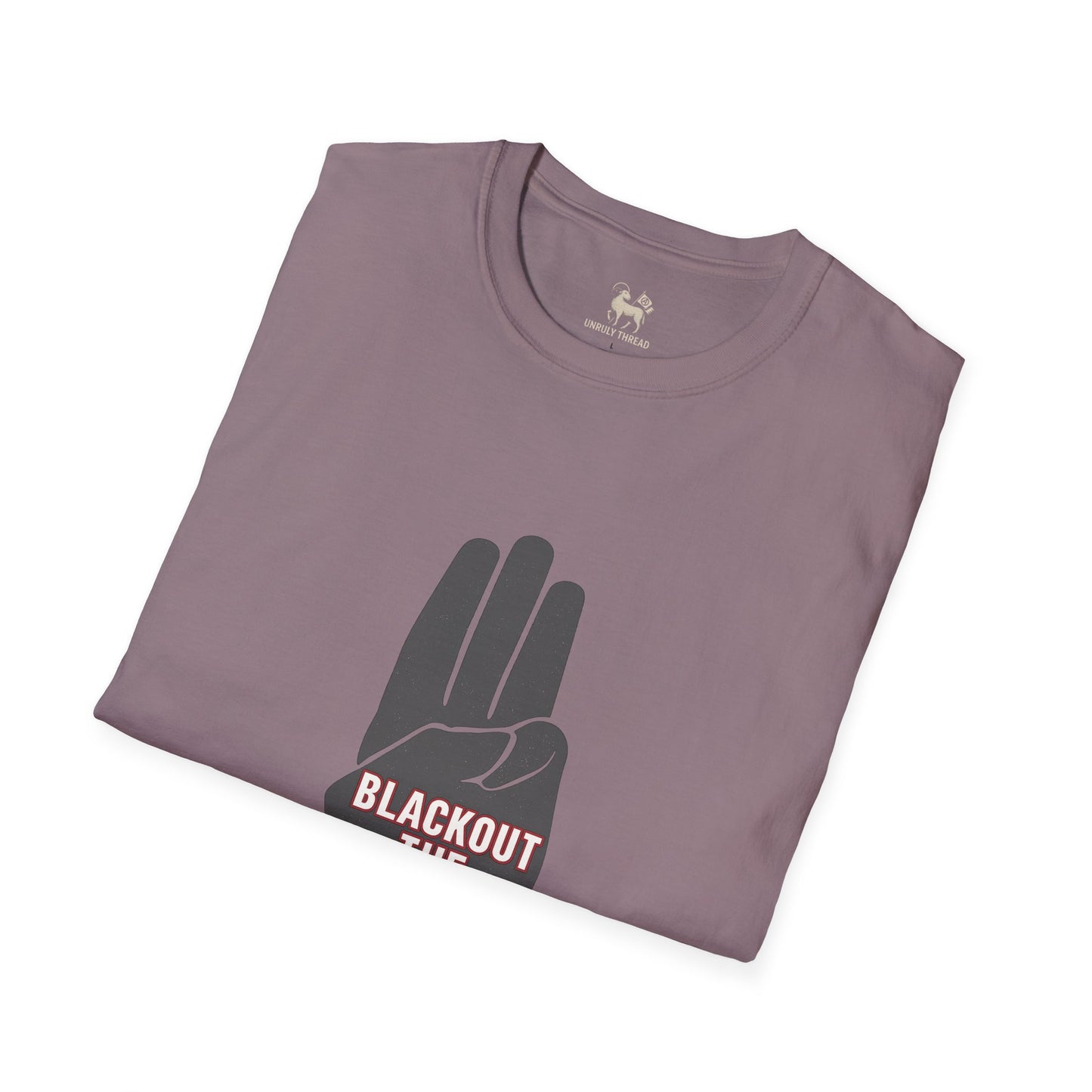 BLACKOUT THE SYSTEM T-Shirt | Activist Apparel by Unruly Thread