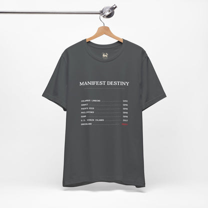 Manifest Destiny Timeline Tee | Political History Shirt