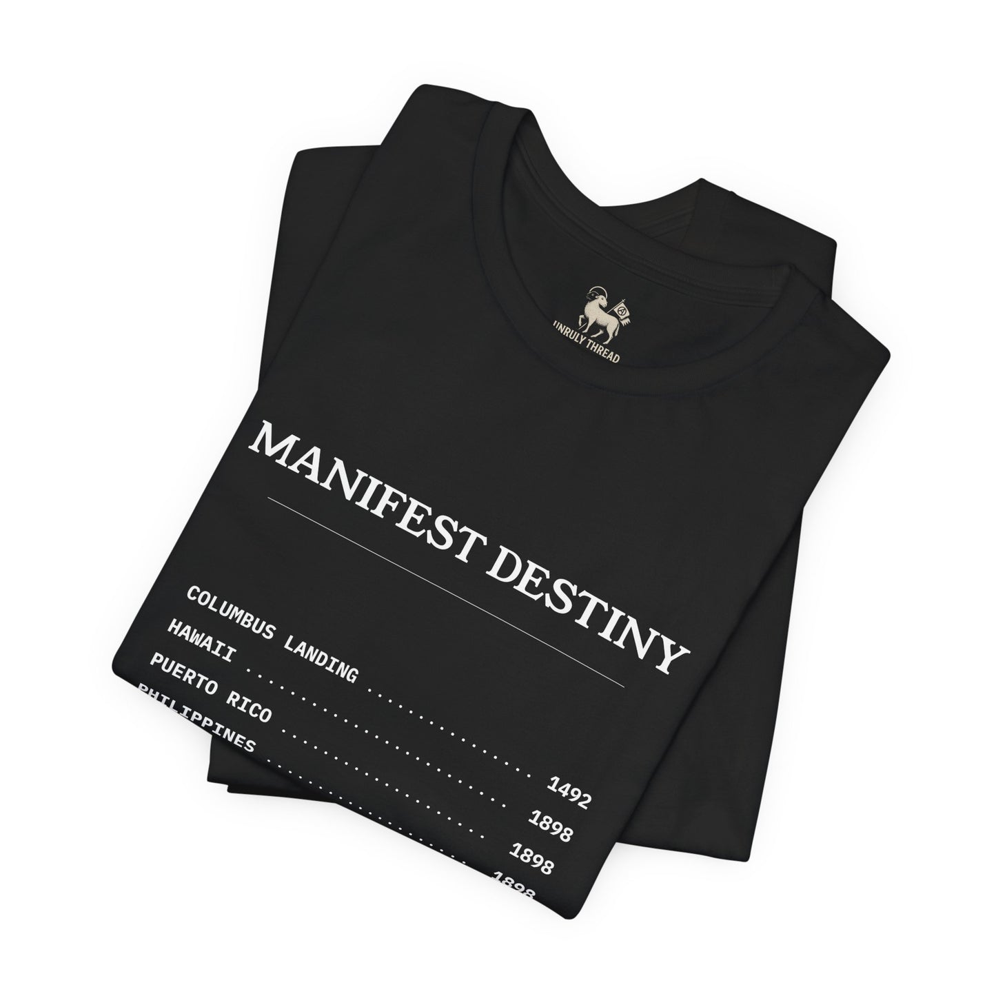Manifest Destiny Timeline Tee | Political History Shirt