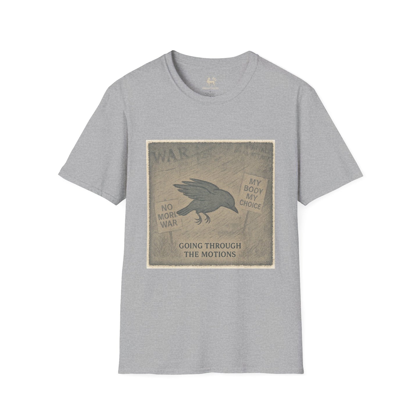 Stage 1 – Going Through the Motions  | Unisex Softstyle Protest Shirt