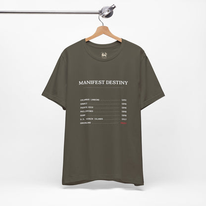 Manifest Destiny Timeline Tee | Political History Shirt