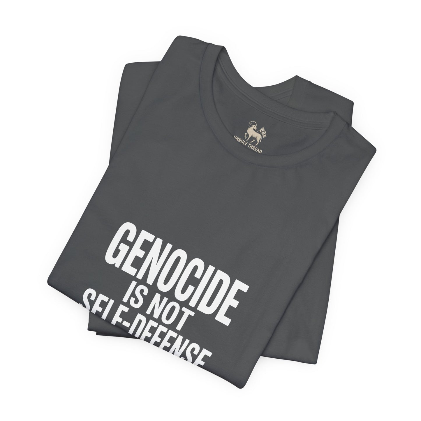 "Genocide Is Not Self-Defense" Palestine Solidarity Shirt | Watermelon Freedom Symbol | Protest Streetwear