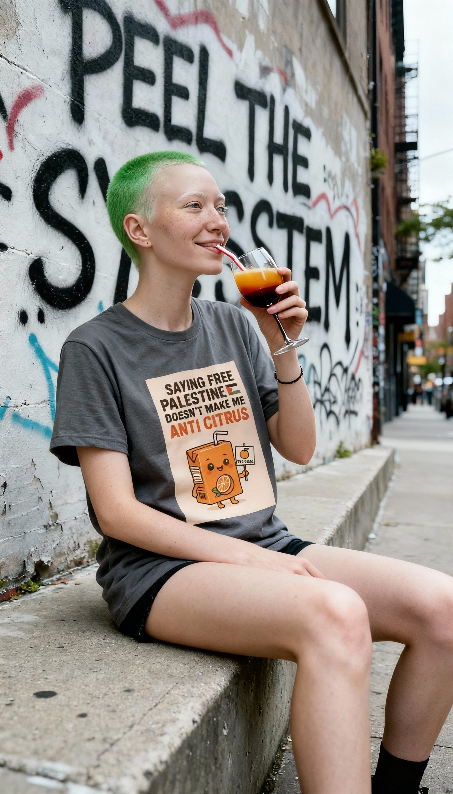 The Juice Box T-Shirt | Unruly Thread Activist Streetwear | Bella + Canvas 3001