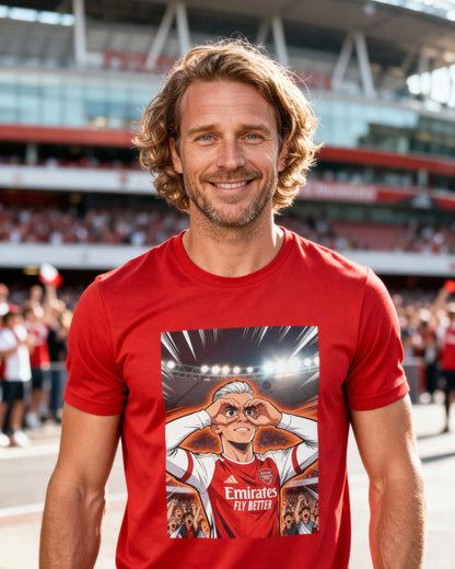 “Goggles Up” Tee – Inspired by the Trossard Celebration | Bella + Canvas 3001