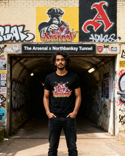 The Arsenal Tifo | “These Streets Are Our Own” | Unruly Sport Ultra Artwork Tee