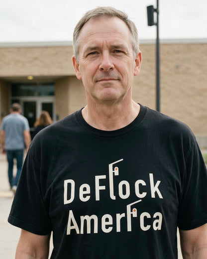 DeFlock America | Flock Camera Surveillance Protest Tee