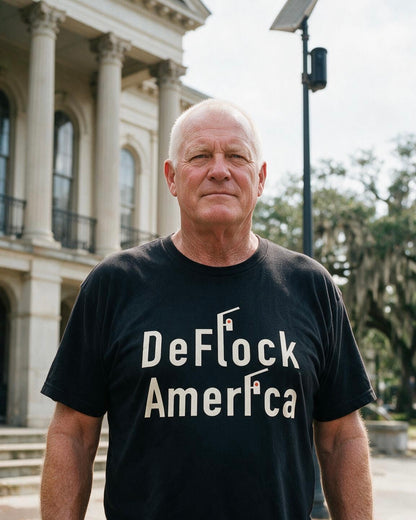 DeFlock America | Flock Camera Surveillance Protest Tee