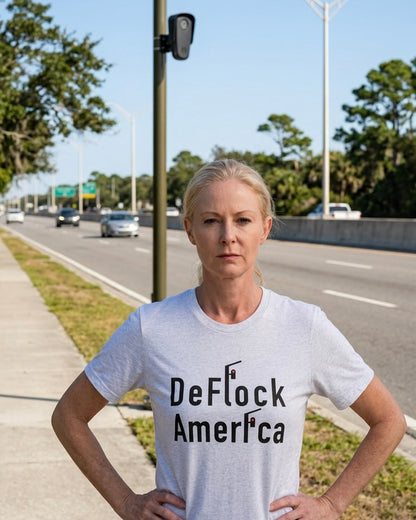 DeFlock America | Flock Camera Surveillance Protest Tee