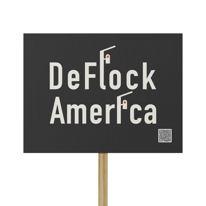 DeFlock America Protest Sign | Flock Camera Surveillance Demonstration Sign