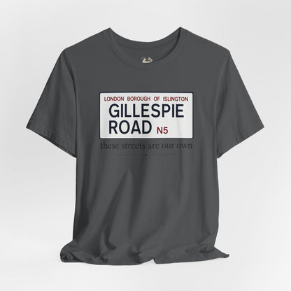 Gillespie Road | Arsenal N5 Street Sign Tee