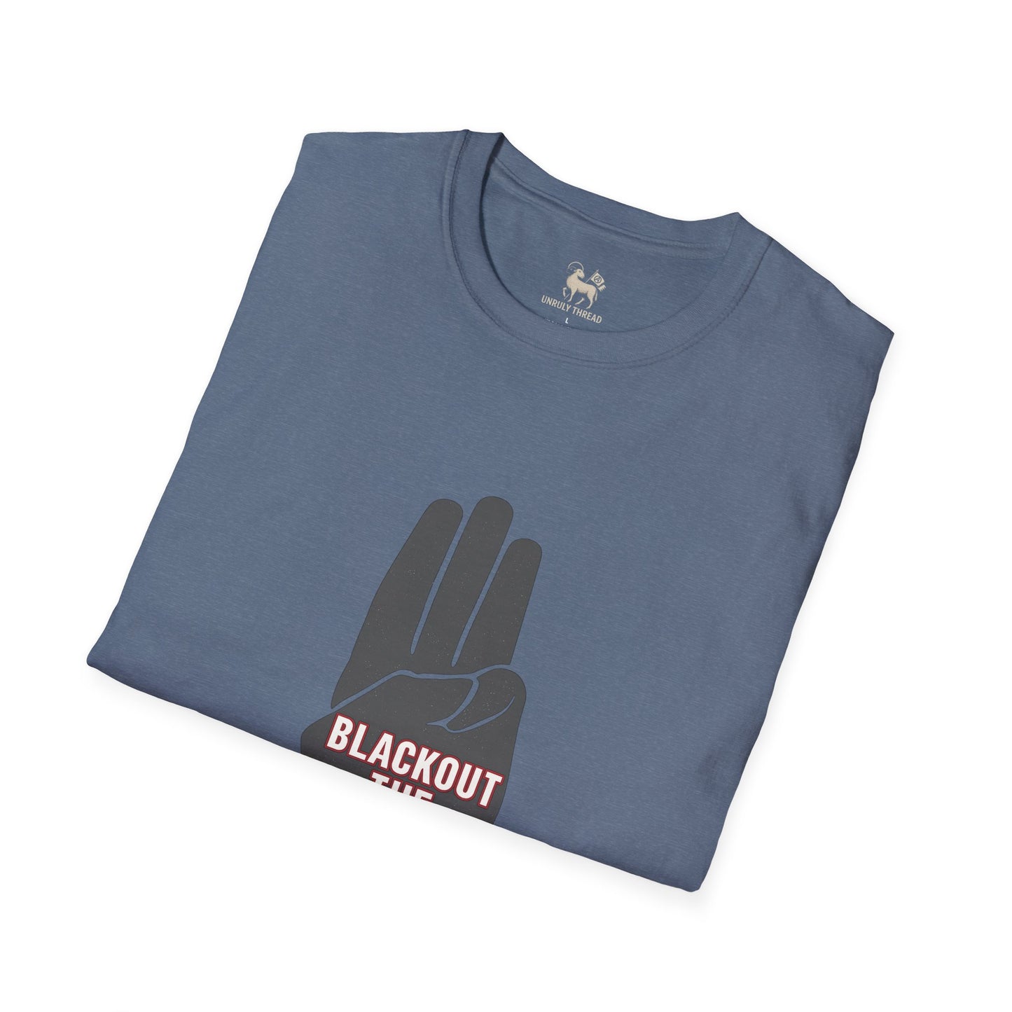BLACKOUT THE SYSTEM T-Shirt | Activist Apparel by Unruly Thread