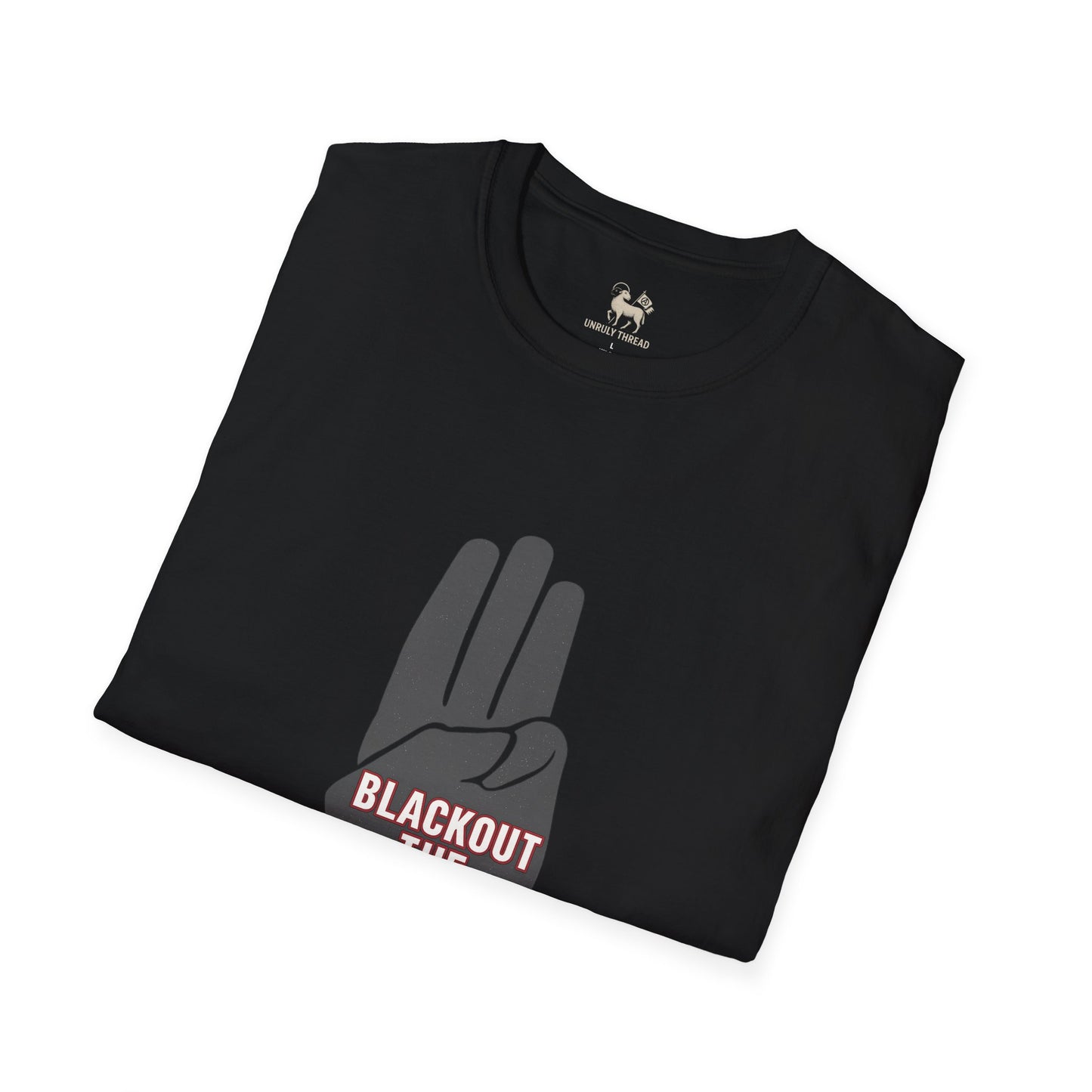 BLACKOUT THE SYSTEM T-Shirt | Activist Apparel by Unruly Thread