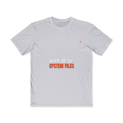 Where Are The Epstein Files — Truth Demand Tee | Unruly Thread