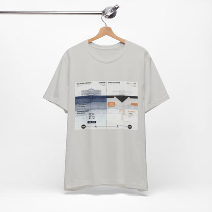 BALLROOM & BUNKER | Architectural Infographic Tee – Unisex Protest Shirt | Streetwear Washington D.C. Edition