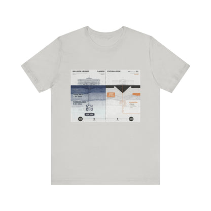 BALLROOM & BUNKER | Architectural Infographic Tee – Unisex Protest Shirt | Streetwear Washington D.C. Edition